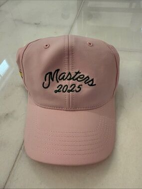 Child’s Pink "Masters 2025" Embroidered Baseball Cap